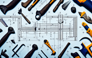 Various carpentry tools