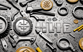 Various tools typically used by mechanics