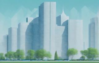 Modern architectural designs symbolizing innovation and sustainability