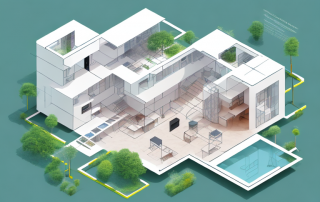 A modern 150 square meter house showcasing its efficient use of space and sustainable design features