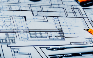 A detailed construction timeline chart with various stages of a building project