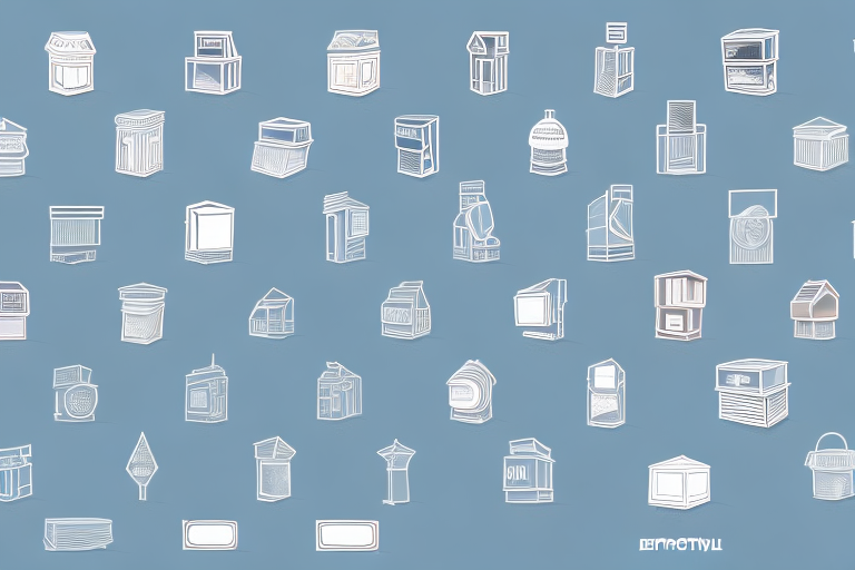A variety of depot containers in different shapes and sizes