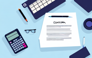 A contract on a desk