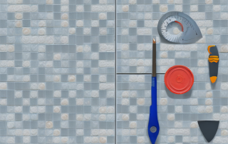 A set of ceramic tiles