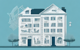 A building undergoing transformation