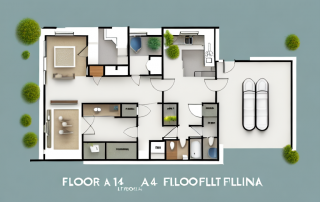 A compact floor plan for a 140 sqm single-family house