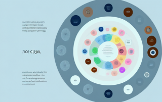 Five distinct phases represented as segments of a circle or pie chart