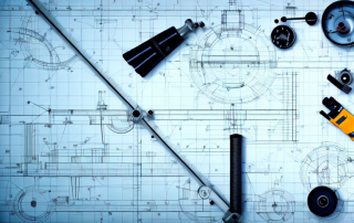 Surveying equipment like a theodolite