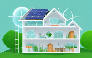 An eco-friendly house under construction