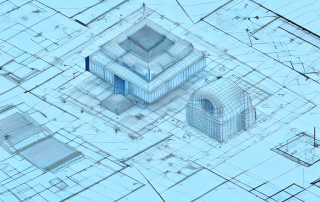 Various architectural tools like blueprints