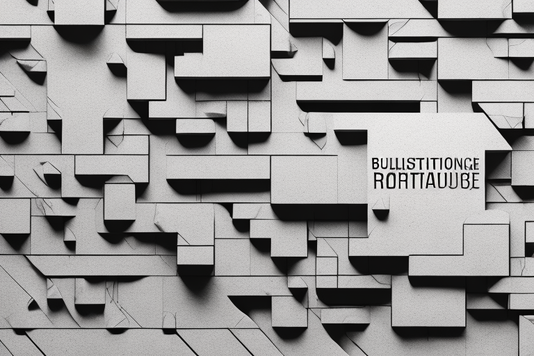 A sturdy building constructed from solid materials like brick or stone