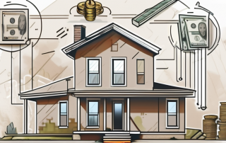 A house transforming from an old