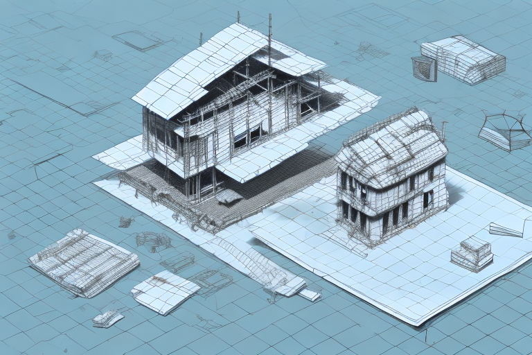 A ytong block house under construction