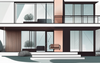 A modern house with features like ramps