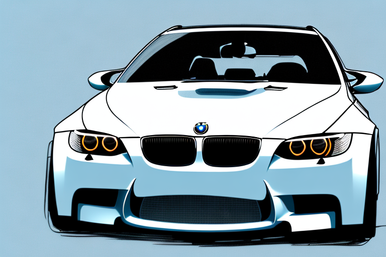 A bmw m3 with its doors open