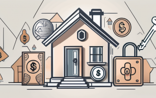 A house with a key in the lock