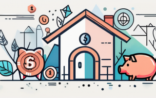 A house with a large