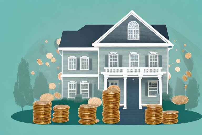 A luxurious house with a large 'sold' sign in the front yard