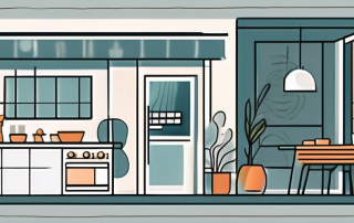 A cozy apartment with visible features like a balcony