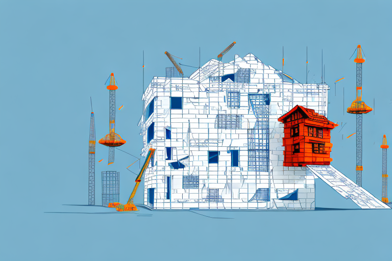 A ytong house with a price tag hanging from it