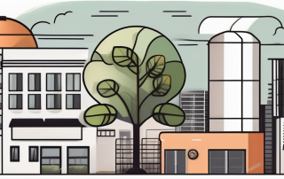 Various industries' buildings like a factory