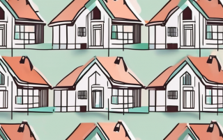 A piggy bank with a small house inside it