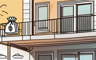 A small solar panel system installed on a balcony