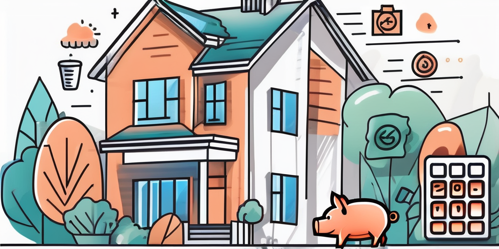 A house with a sold sign in the yard