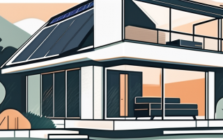 A property undergoing modern renovations