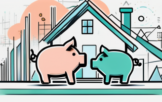 A modernized home with visible elements of renovation