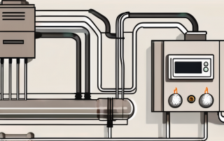 A pellet heating system with visible pellets