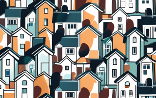 A variety of houses in different shapes and sizes
