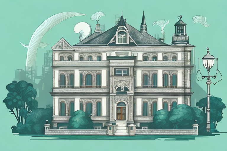 An old-fashioned city villa