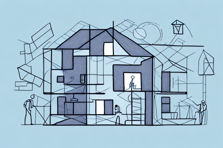 A budget-friendly solid house under construction