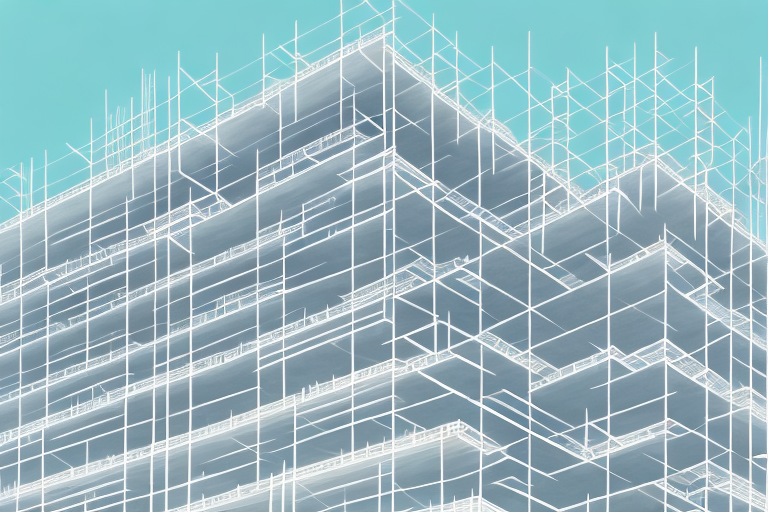 A construction site with ytong blocks being used to build a sustainable and efficient building