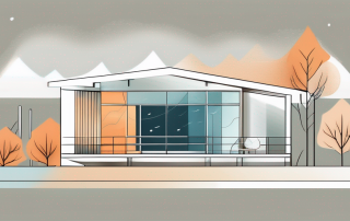 A private home with a visible climate control system