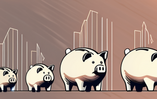 Several banks represented as piggy banks