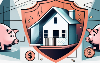 A house under a protective shield