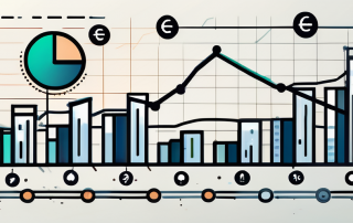 A fluctuating graph chart representing interest rates over time