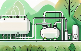 A modern gas condensing boiler with visible energy-efficient features
