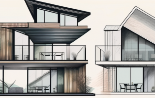A four-sectioned house