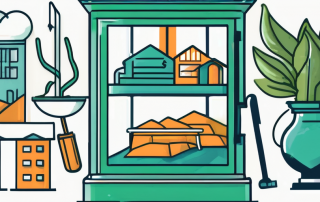A collection of symbolic icons representing various state benefits such as a house for housing assistance