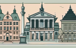 Various iconic landmarks in bremen