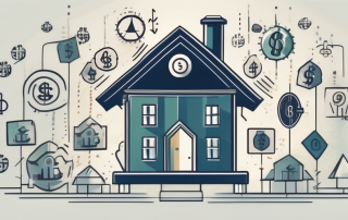 A house with a key in the lock