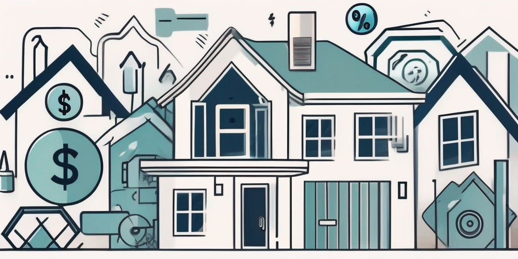 A house with a key in the lock