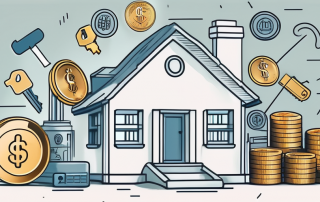 A house with a key in the lock