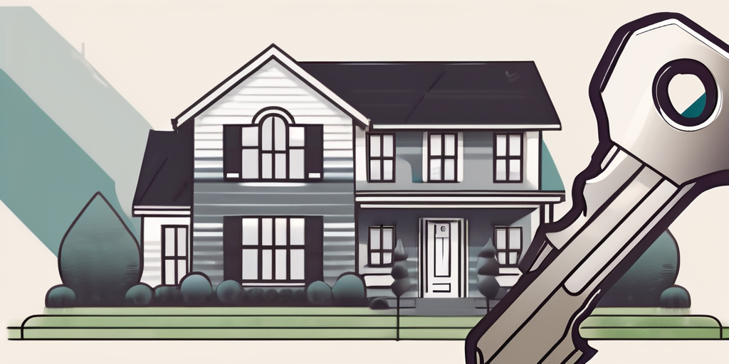 A house with a sold sign in the front yard