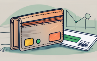 A wallet with different types of credit cards inside