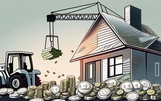 A house under construction