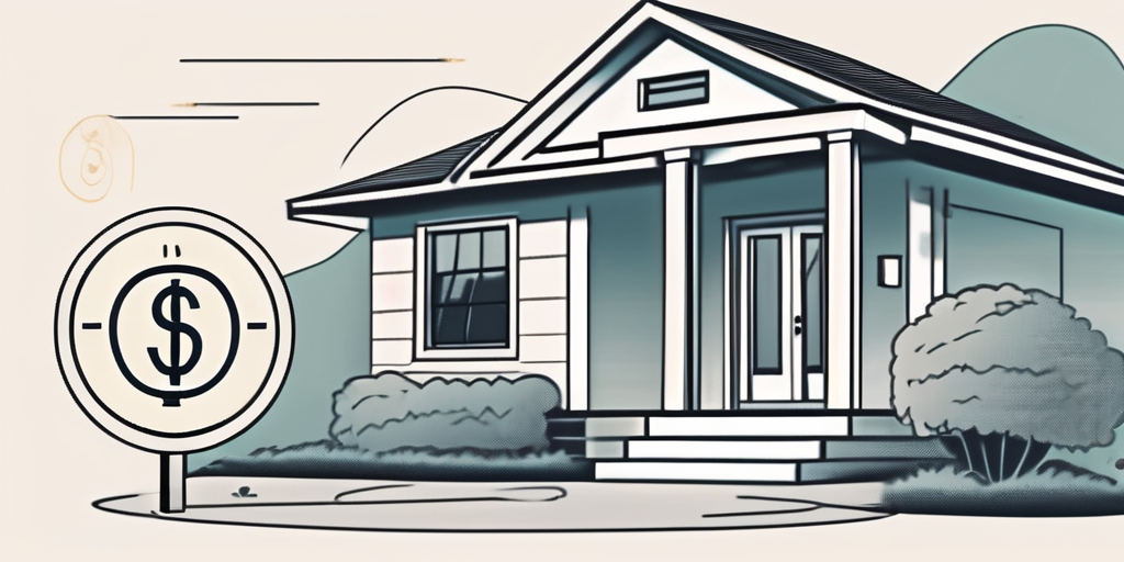 A house with a sold sign in the front yard